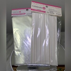 Candy Making Sticks and Bags NWT